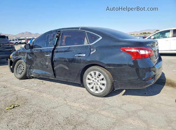 3N1AB7AP1KY291414 2019 NISSAN SENTRA Black Задня ліва чверть