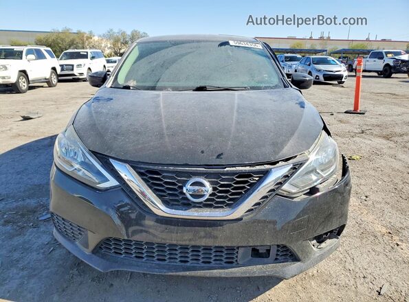 3N1AB7AP1KY291414 2019 NISSAN SENTRA Black Вид спереду