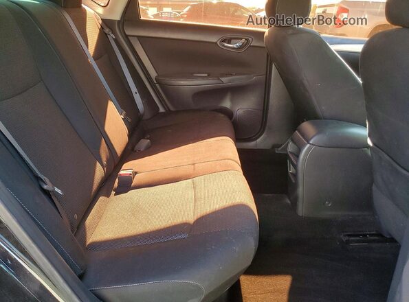 3N1AB7AP1KY291414 2019 NISSAN SENTRA Black Вид задніх сидінь