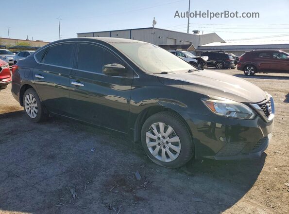 3N1AB7AP1KY291414 2019 NISSAN SENTRA Black Передня права чверть