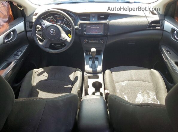 3N1AB7AP1KY291414 2019 NISSAN SENTRA Black Вид панелі приладів