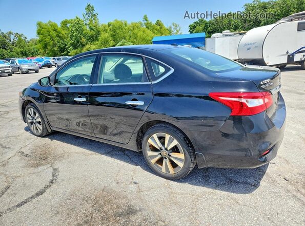 3N1AB7AP1KY298704 2019 NISSAN SENTRA Black Հետևի ձախ