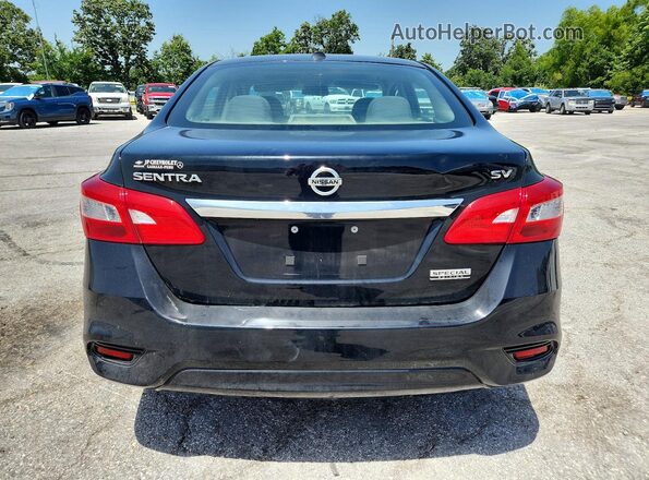 3N1AB7AP1KY298704 2019 NISSAN SENTRA Black Հետևի տեսք