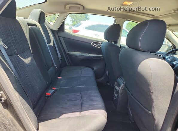 3N1AB7AP1KY298704 2019 NISSAN SENTRA Black Հետևի նստատեղերի տեսք