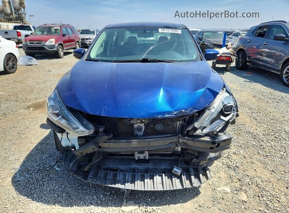 3N1AB7AP1KY339994 2019 NISSAN SENTRA Синий Вид спереди