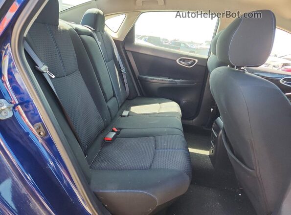 3N1AB7AP1KY339994 2019 NISSAN SENTRA Синий Вид задних сидений