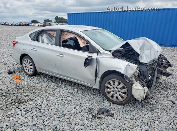 3N1AB7AP1KY351725 2019 NISSAN SENTRA Silver Առջևի աջ