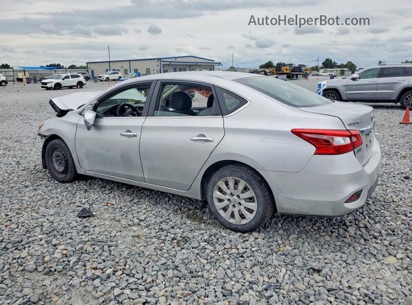 3N1AB7AP1KY351725 2019 NISSAN SENTRA Silver Հետևի ձախ