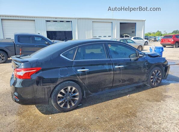 3N1AB7AP1KY360926 2019 NISSAN SENTRA Черный Задняя правая четверть