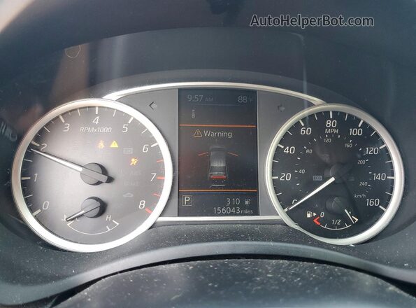 3N1AB7AP1KY360926 2019 NISSAN SENTRA Черный Вид щитка приборов