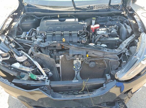 3N1AB7AP1KY360926 2019 NISSAN SENTRA Черный Вид задней части салона