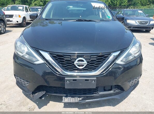 3N1AB7AP1KY367360 2019 NISSAN SENTRA Black Вид спереду