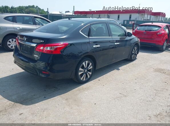3N1AB7AP1KY367360 2019 NISSAN SENTRA Black Задня права чверть