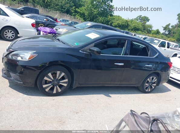 3N1AB7AP1KY367360 2019 NISSAN SENTRA Black Панорамний вид салону 360°