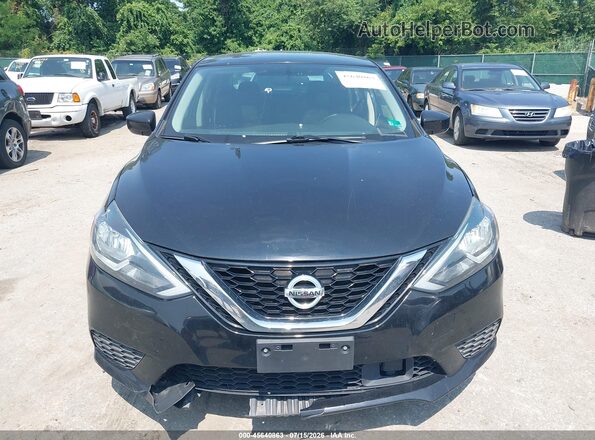 3N1AB7AP1KY367360 2019 NISSAN SENTRA Black Вид щитка приладів