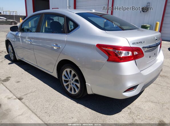3N1AB7AP1KY394526 2019 NISSAN SENTRA Silver უკანა მარცხენა