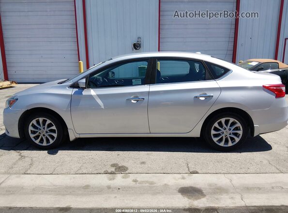 3N1AB7AP1KY394526 2019 NISSAN SENTRA Silver სალონის 360-გრადუსიანი ხედი