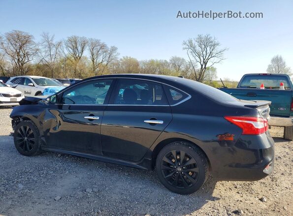 3N1AB7AP1KY408070 2019 NISSAN SENTRA Black Rear left