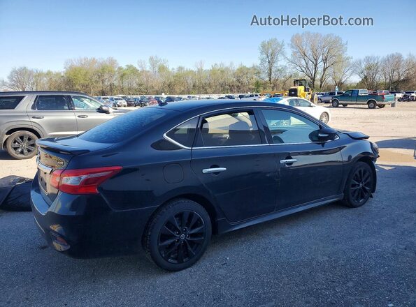 3N1AB7AP1KY408070 2019 NISSAN SENTRA Black Rear right