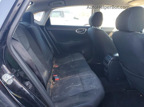 3N1AB7AP1KY408070 2019 NISSAN SENTRA Black Rear seats view