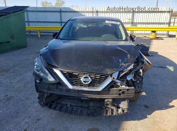 3N1AB7AP1KY408070 2019 NISSAN SENTRA Black Front view