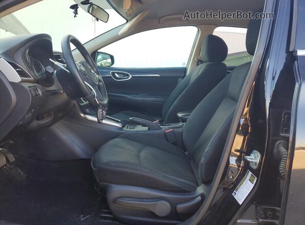 3N1AB7AP1KY408070 2019 NISSAN SENTRA Black Front interior view