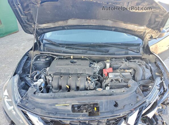 3N1AB7AP1KY408070 2019 NISSAN SENTRA Black Rear interior view