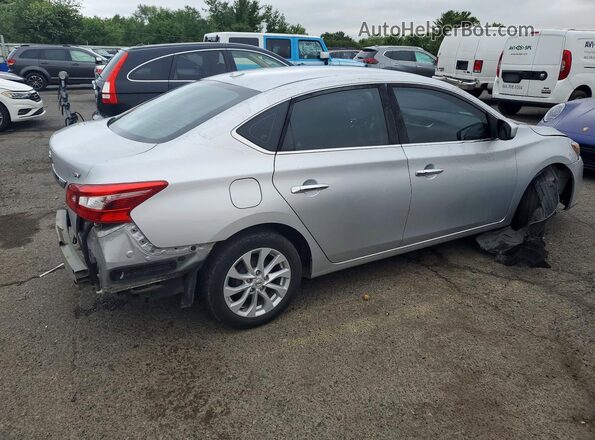 3N1AB7AP1KY429999 2019 NISSAN SENTRA Silver Հետևի աջ
