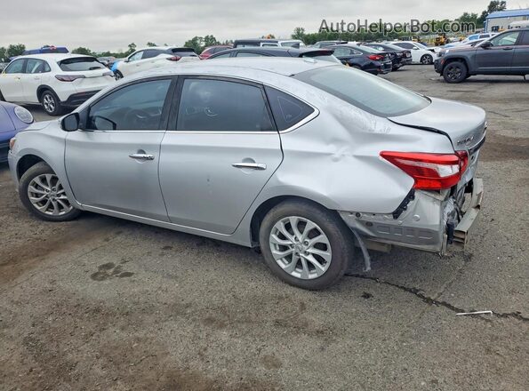 3N1AB7AP1KY429999 2019 NISSAN SENTRA Silver Հետևի ձախ