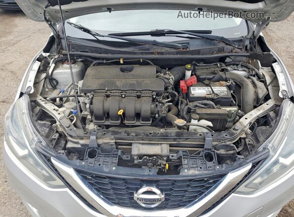 3N1AB7AP1KY429999 2019 NISSAN SENTRA Silver Սալոնի հետևի տեսք