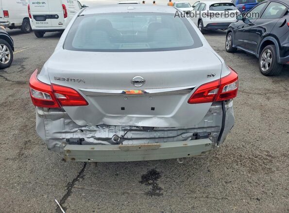 3N1AB7AP1KY429999 2019 NISSAN SENTRA Silver Հետևի տեսք