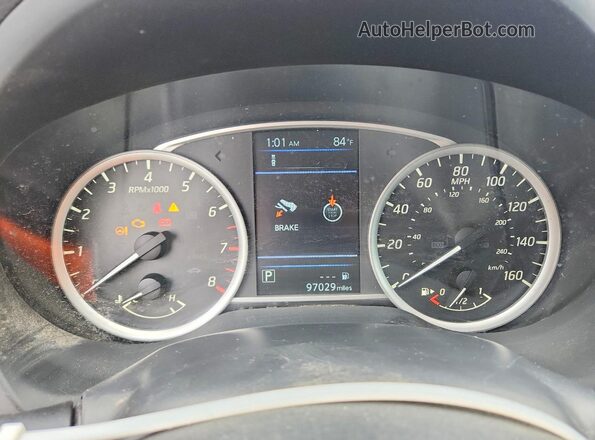 3N1AB7AP1KY429999 2019 NISSAN SENTRA Silver Սարքավորումների վահանակի տեսք