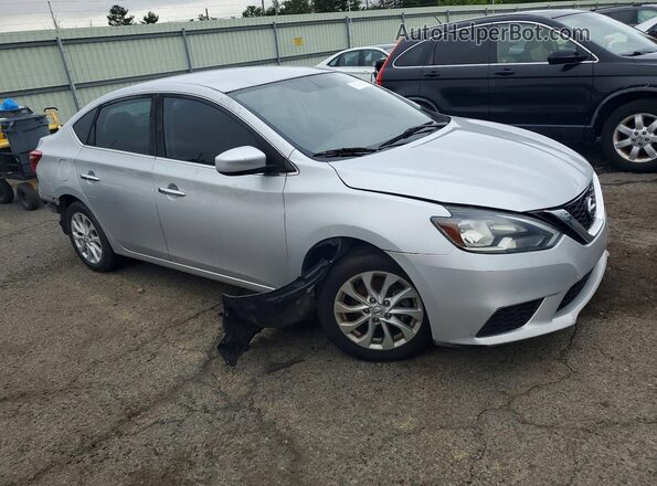 3N1AB7AP1KY429999 2019 NISSAN SENTRA Silver Առջևի աջ
