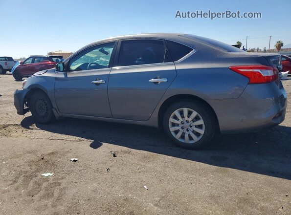 3N1AB7AP1KY443353 2019 NISSAN SENTRA Gray Задня ліва чверть