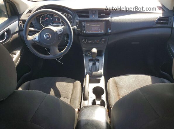 3N1AB7AP1KY443353 2019 NISSAN SENTRA Gray Вид панелі приладів
