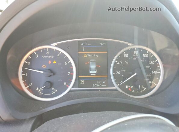 3N1AB7AP1KY443353 2019 NISSAN SENTRA Gray Вид щитка приладів