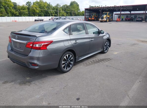 3N1AB7AP1KY450285 2019 NISSAN SENTRA Gray Trasero derecho