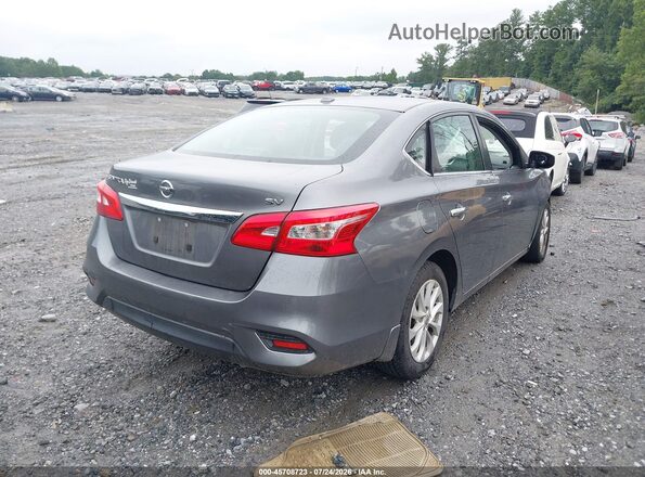 3N1AB7AP1KY453963 2019 NISSAN SENTRA Gray უკანა მარჯვენა