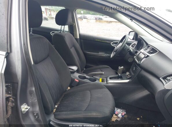 3N1AB7AP1KY453963 2019 NISSAN SENTRA Gray წინა სალონის ხედი
