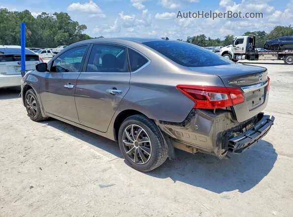 3N1AB7AP2GL648362 2016 NISSAN SENTRA Charcoal უკანა მარცხენა