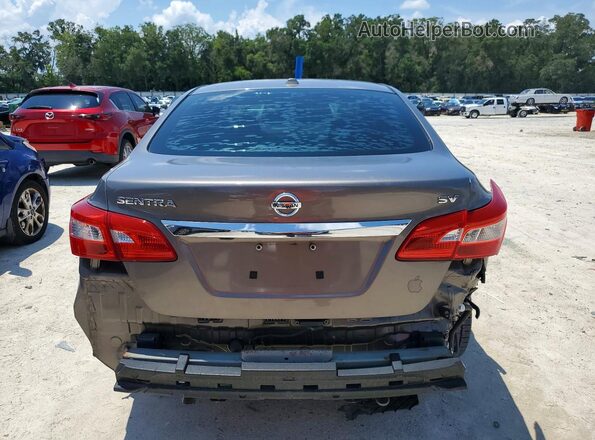 3N1AB7AP2GL648362 2016 NISSAN SENTRA Charcoal უკანა ხედი
