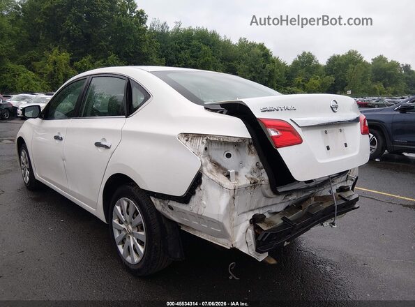 3N1AB7AP2GL648684 2016 NISSAN SENTRA White Rear left