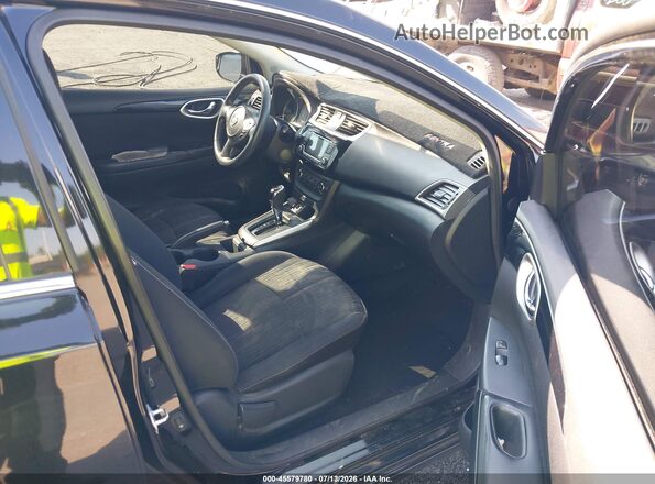 3N1AB7AP2GL650385 2016 NISSAN SENTRA Black წინა სალონის ხედი