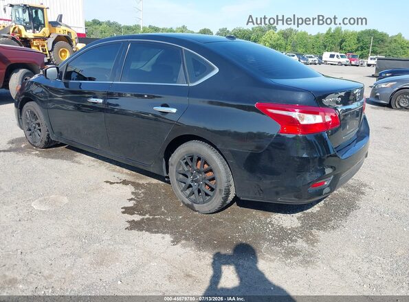 3N1AB7AP2GL650385 2016 NISSAN SENTRA Black უკანა მარცხენა