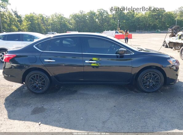 3N1AB7AP2GL650385 2016 NISSAN SENTRA Black უკანა სალონის ხედი