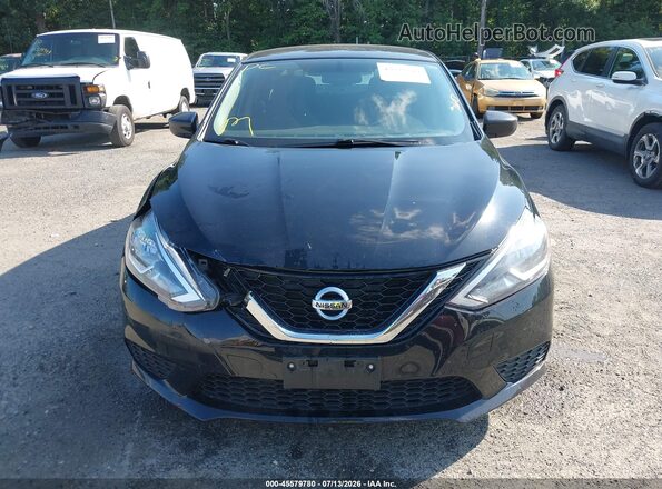 3N1AB7AP2GL650385 2016 NISSAN SENTRA Black ხელსაწყოთა პანელის ხედი