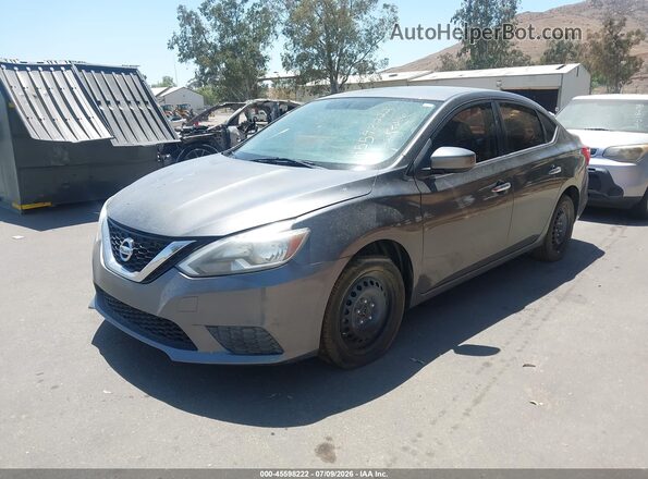 3N1AB7AP2GL657160 2016 NISSAN SENTRA Gray Передня ліва чверть