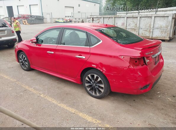 3N1AB7AP2GY213845 2016 NISSAN SENTRA Red უკანა მარცხენა