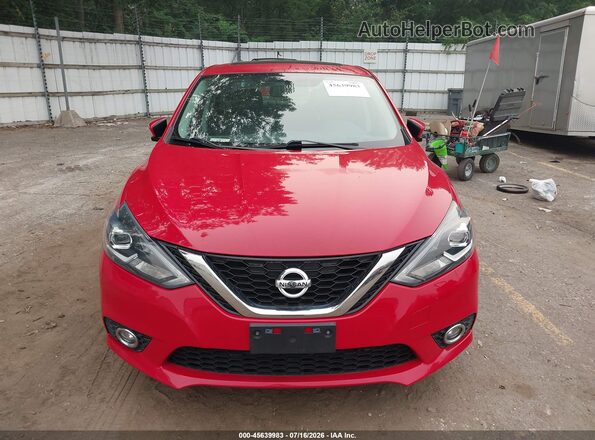 3N1AB7AP2GY213845 2016 NISSAN SENTRA Red ხელსაწყოთა პანელის ხედი