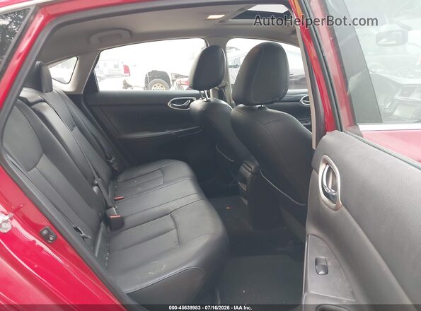 3N1AB7AP2GY213845 2016 NISSAN SENTRA Red VIN კოდის სტიკერის ხედი